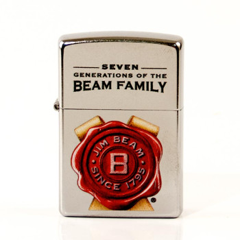 ZIPPO street chrom color "Jim Beam Family" 60004201