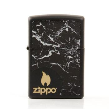ZIPPO schwarz color "Black Marble Zippo" 60003344