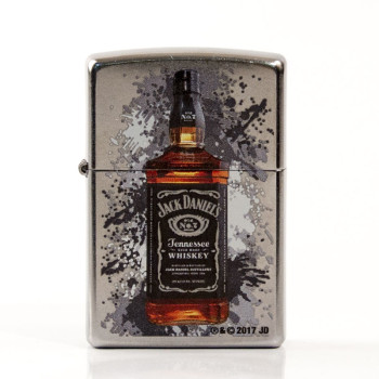 ZIPPO street chrome color "Jack Daniels Bottle" 60003481 - 1