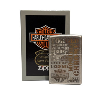 ZIPPO silber antik graviert "HD Forged" 60003487