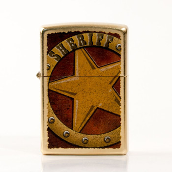 ZIPPO Gold Dusk color "Sheriff" 60003465