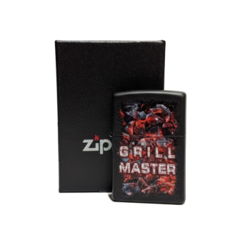 Zippo schwarz color "Grill Master Charcoal" 60003855