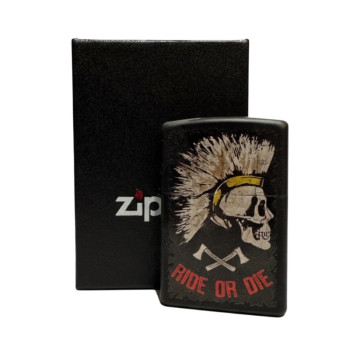 Zippo schwarz color "Punk Skull" 60003808