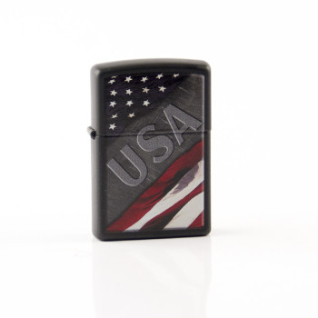 Zippo schwarz color"USA stars&Stripes"60001964 - 1