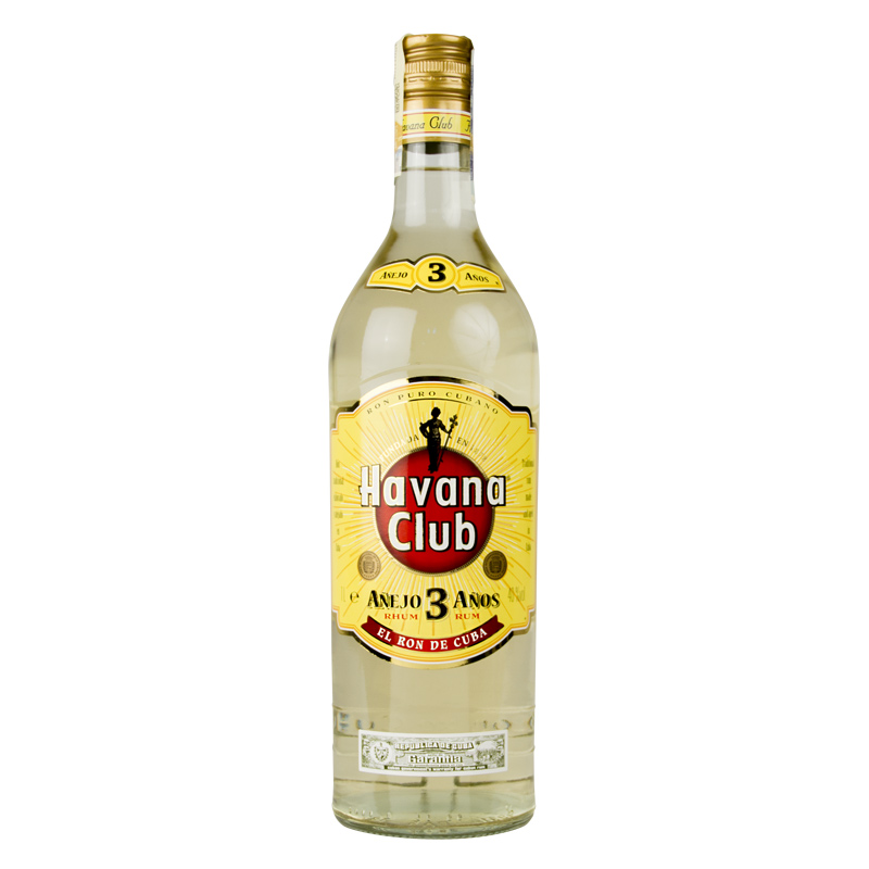 Havana Club 3y 40% 1 l (holá láhev)