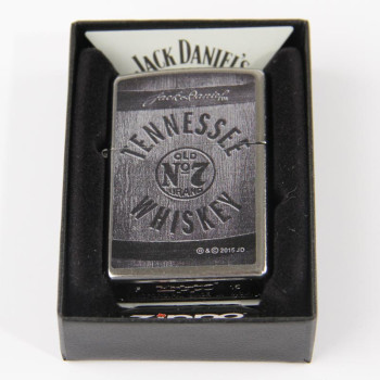 Zippo street chrom color "Jack Daniels Tennessee" 60000895 - 1