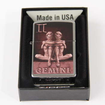 Zippo satin finish color "Zodiac Gemini" 60000926 - 1