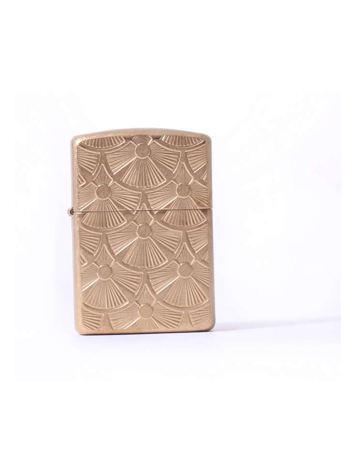 Zippo Armor Case golden Fanned Discs
