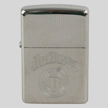 Zippo chrom poliert graviert Jim Beam Made in USA 2002582 - 1