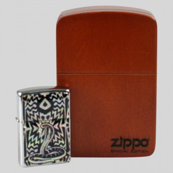 Zapalovač Zippo Perlmutt/Snake - 1