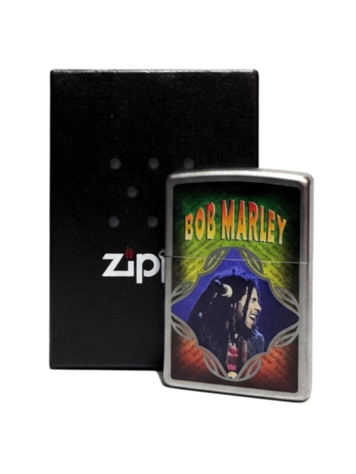 Zippo satin fin. col. "Bob Marley" 60002675