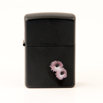 Zippo schwarz color "Bullet Hole" 2003840 - 1