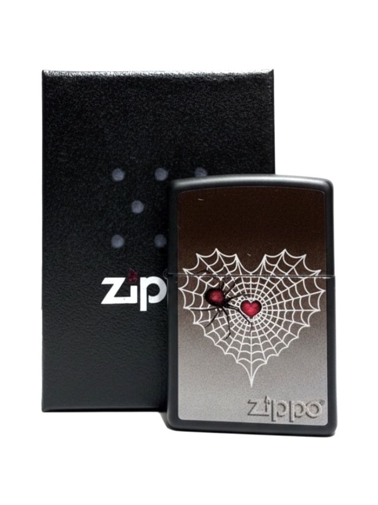 Zippo schwarz color "Love Spider in Web" 60000123