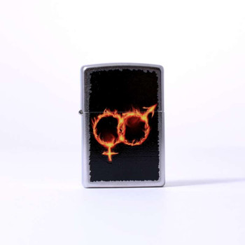 Zippo street chrom color Man Woman Fire 2003488 - 1