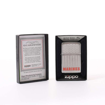 Zippo chrom gebürstet color Marines 2003519 - 1