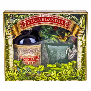 Don Papa Rum 0,7l 40% + sklenička  Dárkové balení - 1