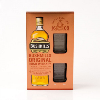 Bushmills Original 1L 40% + 2x Glass