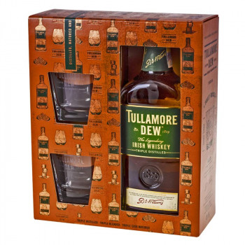 Tullamore Dew 0,7l 40% + 2 sklenicky