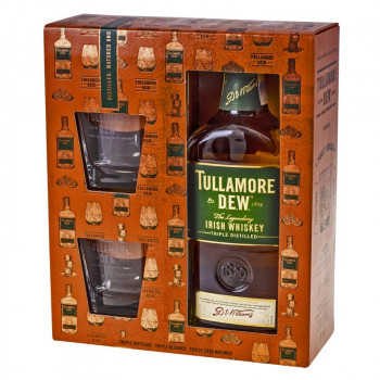 Tullamore Dew 40% 0,7 l + 2 skleničky Dárkové balení - 1