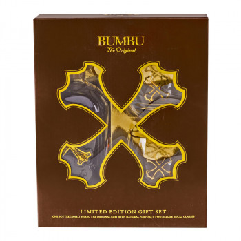 Bumbu Original Craft Rum 0,7l 40% + 2 sklenice - 1