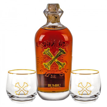 Bumbu Original Craft Rum 0,7l 40% + 2 sklenice - 2