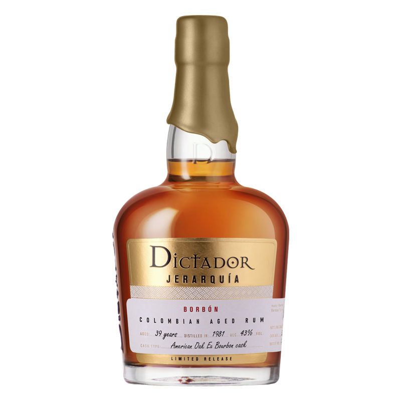 Dictador Jerarquia 1981 Bourbon Cask 43% 0.7L (karton)