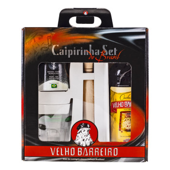 Cachaca Velho Barreiro 0,7l 39% +glas - 1