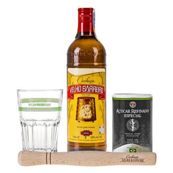 Cachaca Velho Barreiro 0,7l 39% +glas - 2