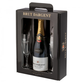 Brut Dargent Chardonnay 0,75l 11,5% +2 skleničky - 1