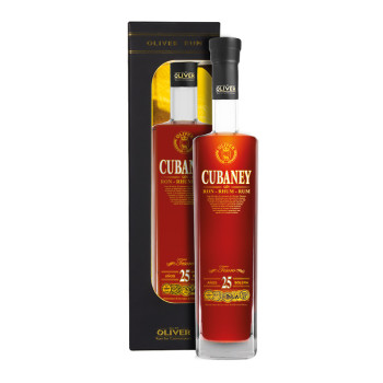 Cubaney Tesoro 25Y Sistema Solera Dárkové balení 38% 0,7 l - 1