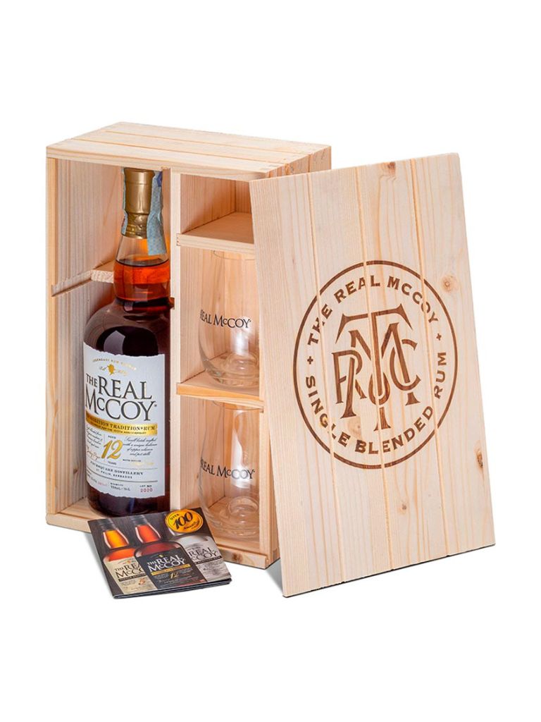 The Real McCoy 12Y 100 Proof Limitovaná edice 50% 0,7 l  + 2 skleničky