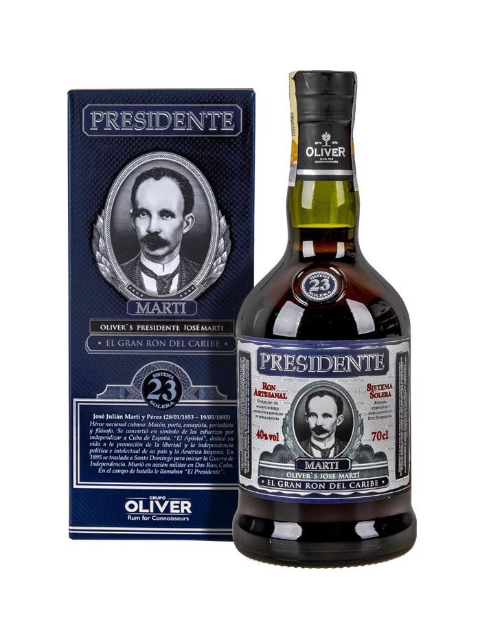 Presidente Marti 23Y Sistema Solera Dárkové balení 0,7l 40%