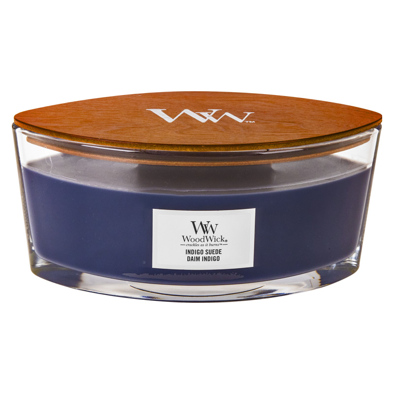 WoodWick Indigo Suede boat