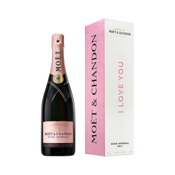 Moët & Chandon Rosé Impérial I Love You  0,75l 12% obj. GiftboxDárkové balení