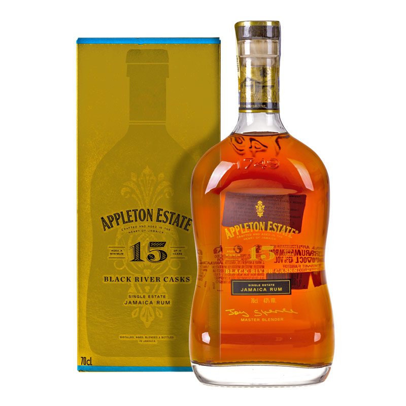 Appleton 15 Y.O. Black River Casks 0,7l 43% Dárkové balení