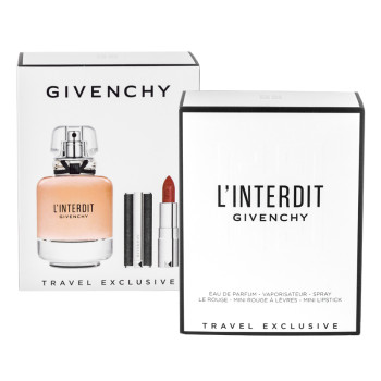 Dárková sada Givenchy L'Interdit EdP 80 ml + Mini rtěnka Rouge 333 - 1