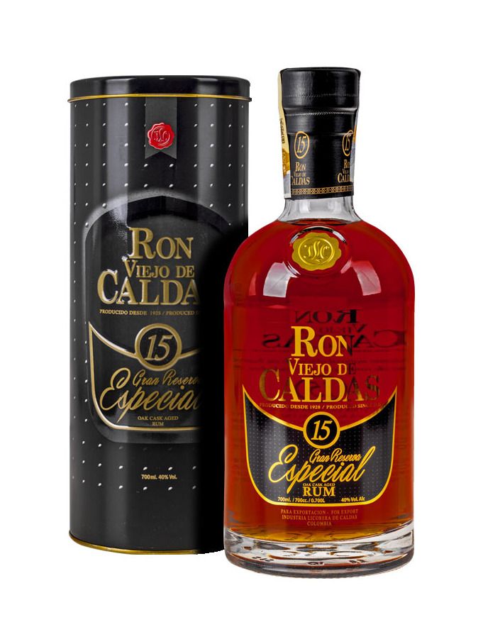 Ron Viejo de Caldas 15y 0,7l 40% dárkové balení