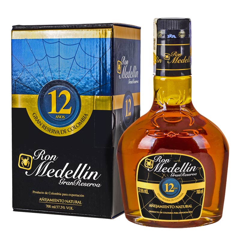 Ron Medellin Gran Reserva 12YO 0,7l 37,5% dárkové balení