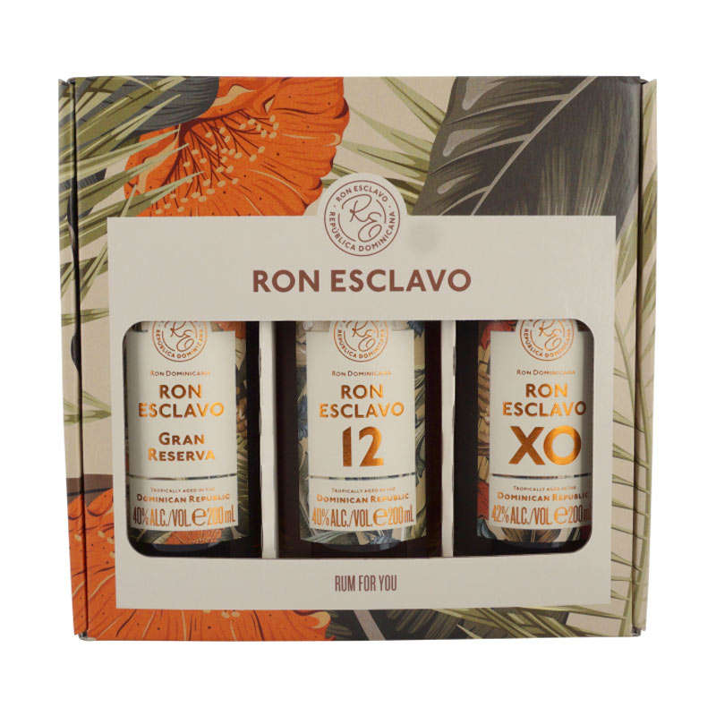 Dárkové balení Ron Esclavo 3x200 ml 40,67%