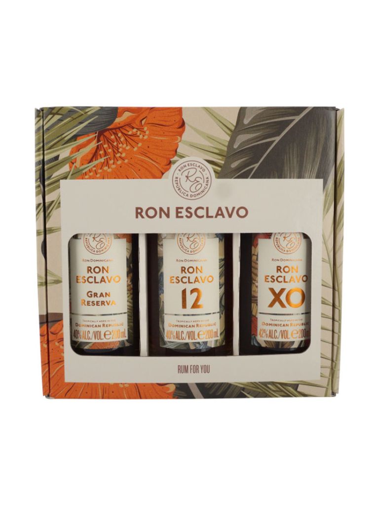 Dárkové balení Ron Esclavo 3x200 ml 40,67%