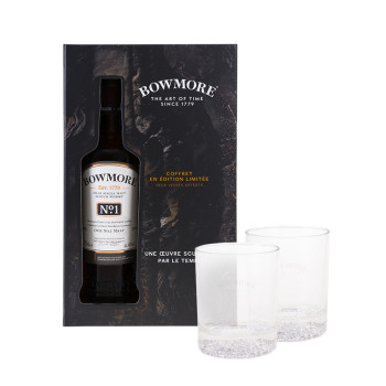 Bowmore No.1 0,7l 40% +2 Glasses dárkové balení