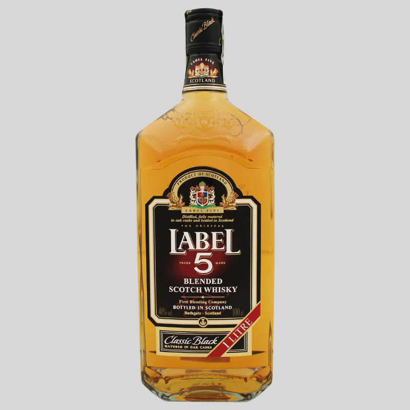 LABEL 5 40% 1 l (holá láhev)