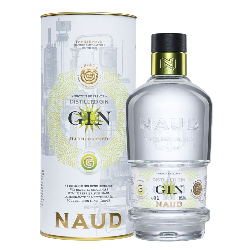 Gin NAUD distilled 44% 0,7l (Tuba)