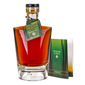 Teeda Rum 21Y 0,7l 48% Dárkové balení - 3