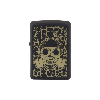ZIPPO Black Matte "Skull Gas" 60005844