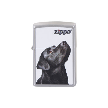 ZIPPO street chrome color "Black Lab" 60000206 - 2