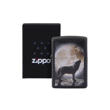 ZIPPO Wolf Howling To The Moon 60001355
