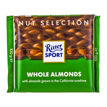 Ritter Whole Almonds 100g