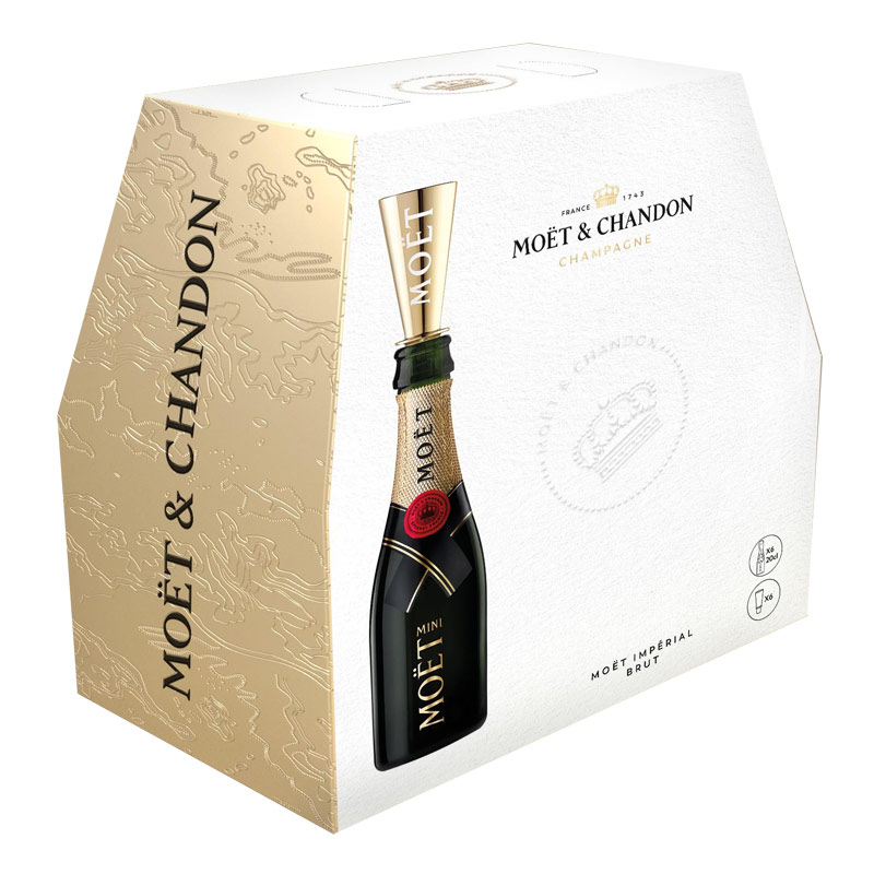 Dárkové balení Moët & Chandon Minis 6x20 cl 12,5%