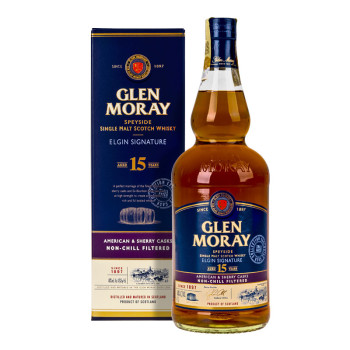 Glen Moray 15Y 1l  48% dárkové balení - 1